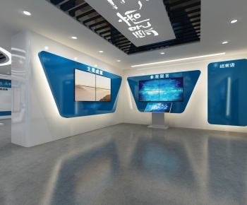 Modern Exhibition Hall-ID:686542684