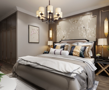 New Chinese Style Bedroom-ID:577249636