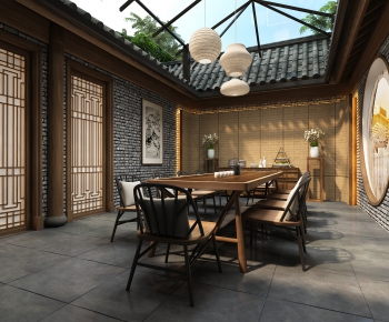 New Chinese Style Dining Room-ID:803357238