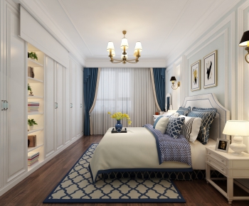 Simple European Style Bedroom-ID:858212119