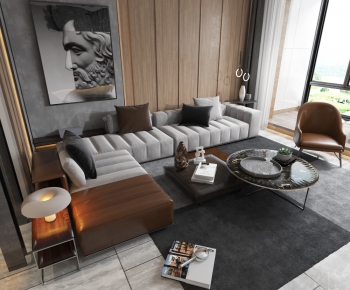 Modern A Living Room-ID:875258419