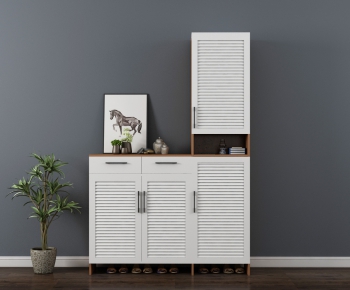 Nordic Style Shoe Cabinet-ID:784865273