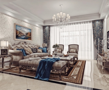 European Style A Living Room-ID:939364826