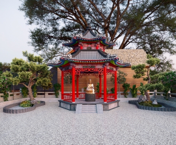 New Chinese Style Courtyard/landscape-ID:891999278