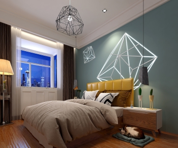 Nordic Style Bedroom-ID:677279594