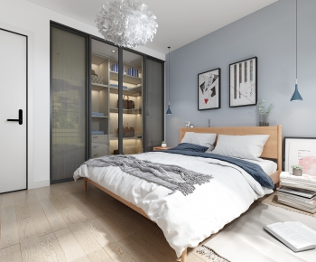Nordic Style Bedroom-ID:165250529