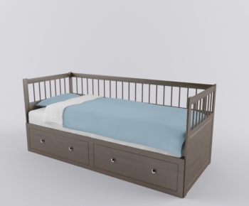 现代儿童床-ID:309197744