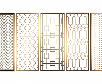 Modern Metal Screen Partition-ID:131326362