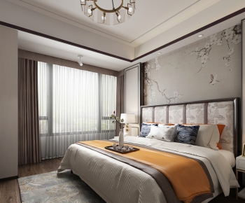 New Chinese Style Bedroom-ID:779416777