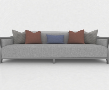 New Chinese Style Three-seat Sofa-ID:609003738