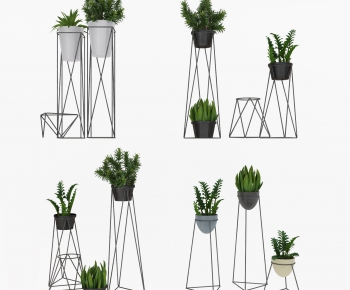 Nordic Style Potted Green Plant-ID:355343973