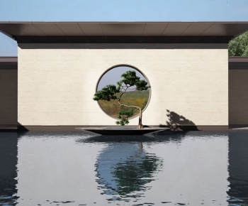 New Chinese Style Courtyard/landscape-ID:522919664