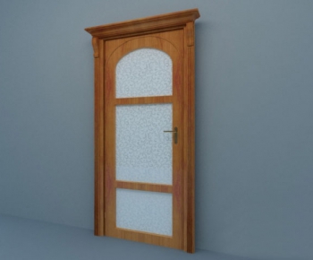 Modern Solid Wood Door-ID:598433394