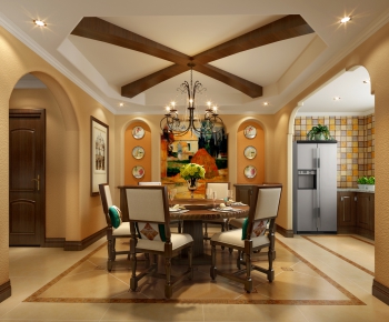 American Style Dining Room-ID:908813529