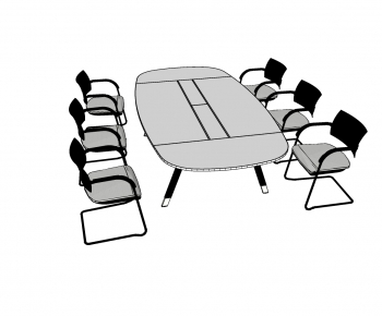 Modern Conference Table-ID:984090239