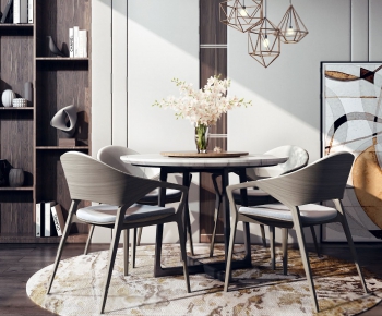 Modern Dining Table And Chairs-ID:463003182