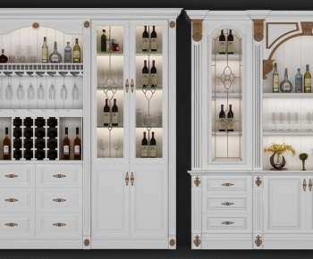 European Style Wine Cabinet-ID:552223313