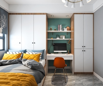 Nordic Style Bedroom-ID:385923256