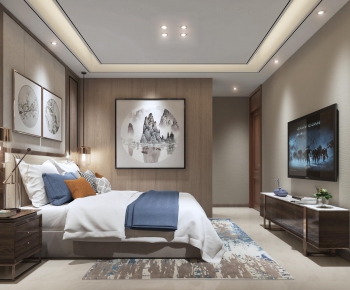 New Chinese Style Bedroom-ID:479780614