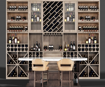 Nordic Style Wine Cabinet-ID:377274779
