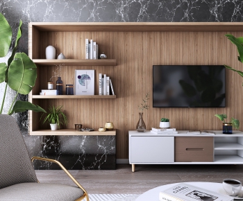 Nordic Style TV Cabinet-ID:540947377