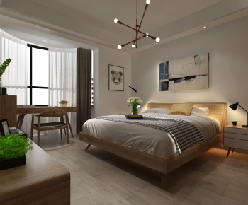 Nordic Style Bedroom-ID:965470962