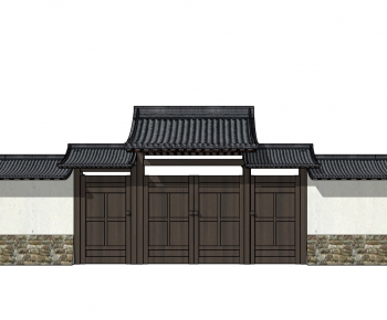 New Chinese Style Building Component-ID:928984395
