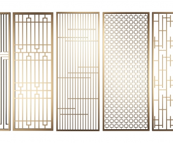 Modern Metal Screen Partition-ID:223765828