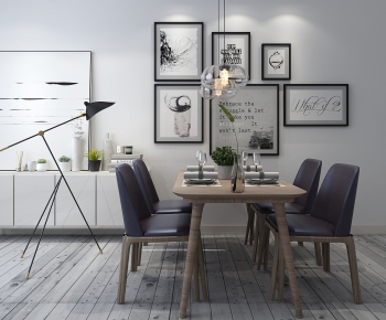 Modern Dining Table And Chairs-ID:297711886