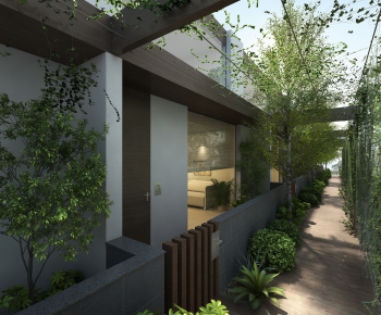 Modern Courtyard/landscape-ID:480571297