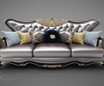 European Style Three-seat Sofa-ID:267607988