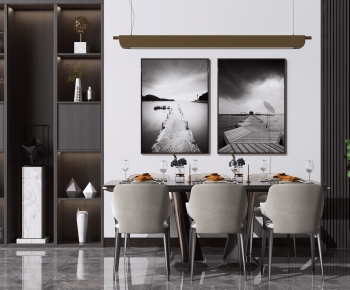 Modern Dining Table And Chairs-ID:530345853