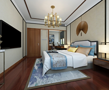 New Chinese Style Bedroom-ID:792200829