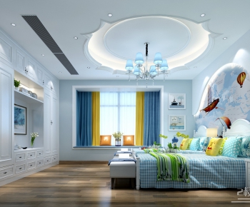 Simple European Style Boy's Room And Son's Room-ID:516220811