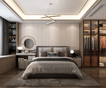 New Chinese Style Bedroom-ID:178520556