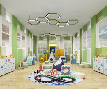 Nordic Style Children's Kindergarten-ID:534445521