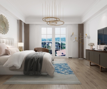 Simple European Style Bedroom-ID:118252662