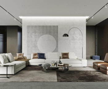 Modern A Living Room-ID:375271313