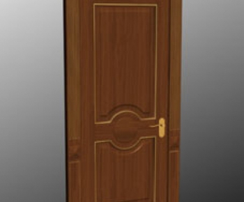 European Style Solid Wood Door-ID:502736159