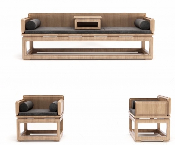 Chinese Style A Sofa For Two-ID:826968626