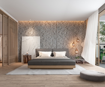 New Chinese Style Bedroom-ID:261968349