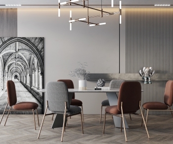Modern Dining Table And Chairs-ID:389824249