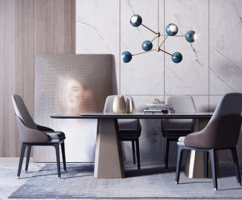 Modern Dining Table And Chairs-ID:449616258