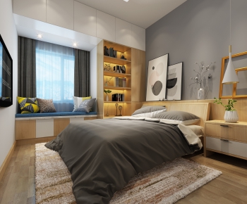 Nordic Style Bedroom-ID:182073627
