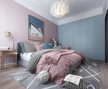 Nordic Style Girl's Room Daughter's Room-ID:943336257