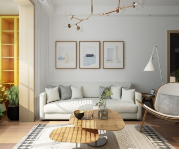 Nordic Style A Living Room-ID:713754218