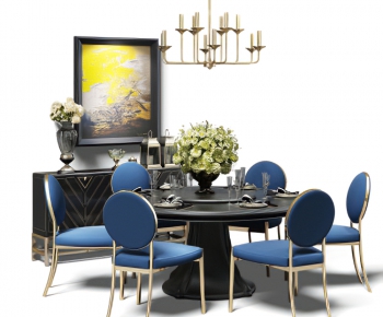 Post Modern Style Dining Table And Chairs-ID:597292196