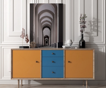 Nordic Style Side Cabinet/Entrance Cabinet-ID:288261176