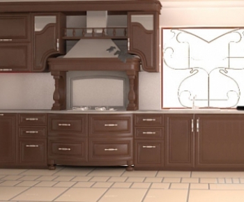 European Style Kitchen Cabinet-ID:470908145