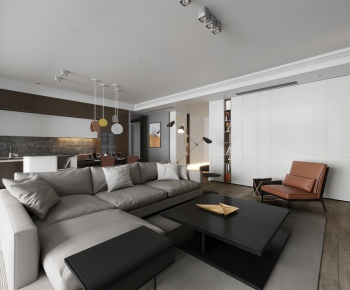 Modern A Living Room-ID:562301526